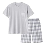 アセドロン ルームウェア 天竺 【半袖・5分丈】 綿混 さらっとした肌ざわり 吸汗速乾 メンズ SG1145