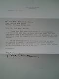 Letter Sent From Bill Clinton Nov, 28, 1995