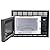 RV Microwave | .9 Cubic Ft Black Microwave with Trim Kit | 900 Watt Direct replacement for High Pointe