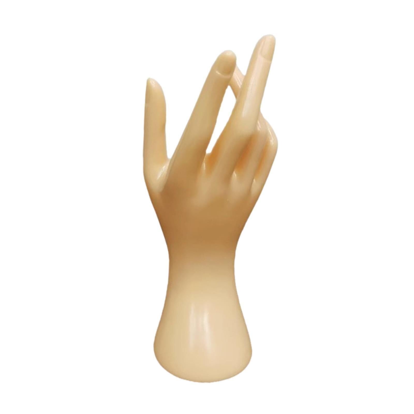 CVdrtyED Vanity Jewellery Stand Display Hand Mannequin Model Jewelry Display Holder Rack Tabletop Bracelet Bangle Necklace Photography Props(Skin Color)