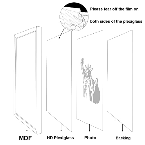 Seseat 8X10 Picture Frame Dark Red, Display Pictures For Wall And Tabletop, 1 Pack #TOP4