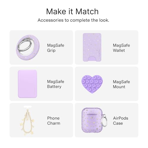 VELVET CAVIAR for iPhone 15 Pro Max Case - Compatible with MagSafe - 10ft Drop Tested - Lilac Celestial Stars by VELVET CAVIAR - Used condition - Image 7