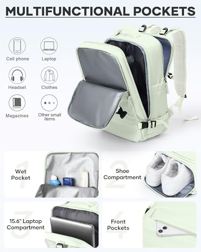 Image of coofay Vacuum Backpack Travel with Pump Vacpack Travel Backpack with Vacuum System Compression Backpacks