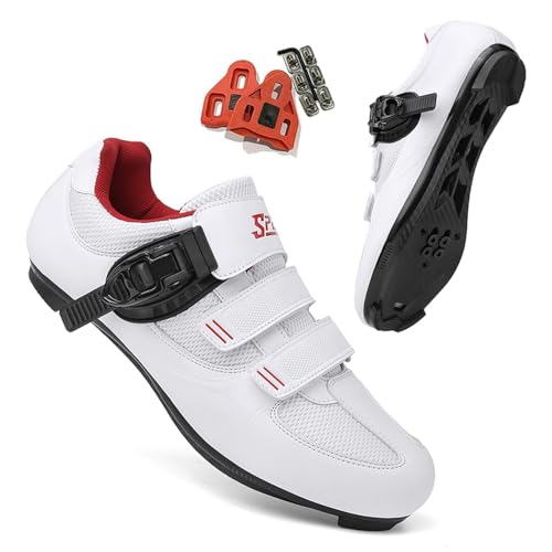 Hixingo - Hixingo Chaussures de Cyclisme Femmes Hommes Route VTT Chaussures de Vélo Unisexe Chaussures Road Mountain SPD/SPD-SL Compatible Chaussures de Cyclisme de Vélo Chaussures d'équitation, Noir , 37 EU