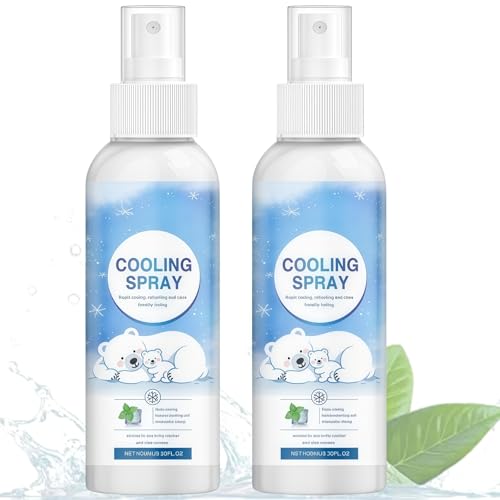 Image of 2PCS Cooling Mist Spray for Face&Body,Hydrating Face&Body Moisturiser Spray,Travel-Friendly Refreshing Spray Moisturiser,Instant Cooling Spray Mist,Portable Refreshment for Outside&Hot Weather