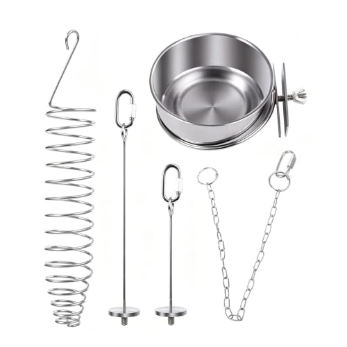 Mangeoire pour perruche et distributeur extérieur pour oiseaux du jardin - 2