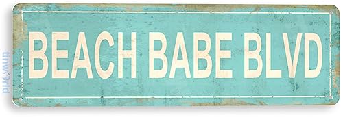 Beach Babe Blvd Sign