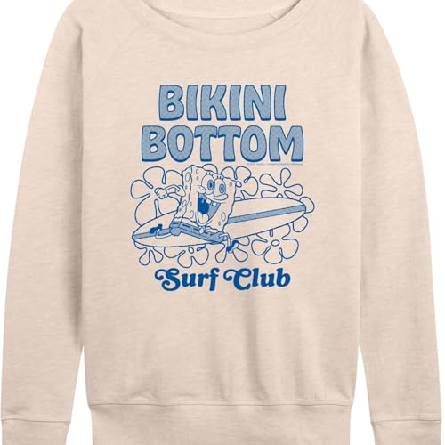 Spongebob Squarepants - Bikini Bottom Surf - Women's French Terry Pullover3