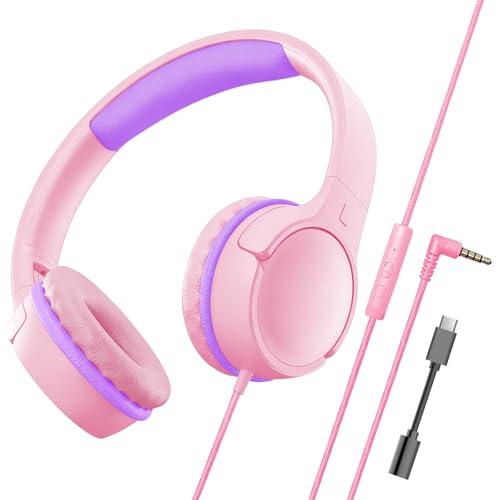 Casque audio enfant pliable volume 85dB protégeant l'audition