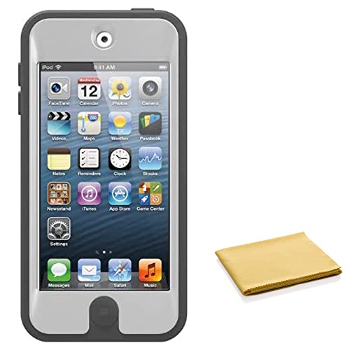 OtterBox Defender Series Case for iPod Touch 7th Generation - Compatible with 5th and 6th Gen - Includes Cleaning Cloth - Bulk Pacakging - (White/Grey)