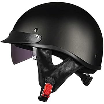 moped helmet with visor