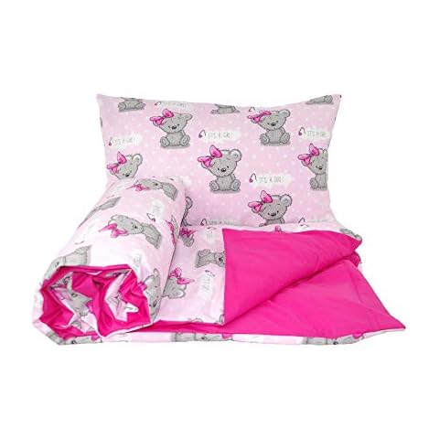 Baby's Comfort Reversible 2pcs Baby Bedding Set Duvet/Quilt Cover + Pillowcase (120x90cm for cots and cotbeds, 14) Cover