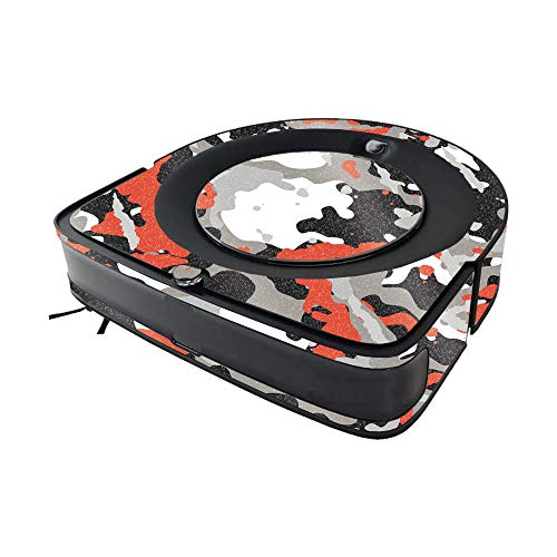 Image of MightySkins Glossy Glitter Skin Compatible with iRobot Roomba s9 Vacuum - Red Camo | Protective High-Gloss Glitter Finish | Easy to Apply and Change Styles | Made in The USA