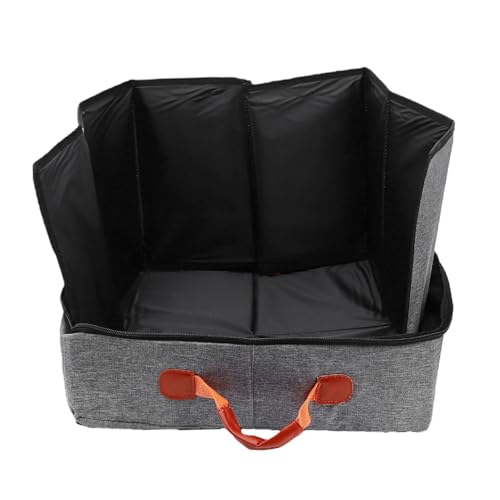Arenero plegable para gato con tapa y diseño reforzado miniatura 3