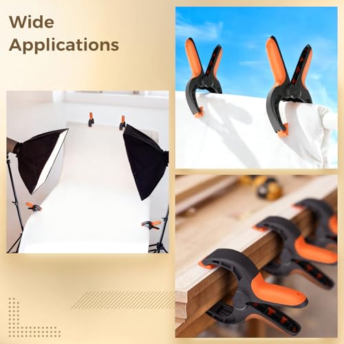 Pinces en A de 15,2 cm lot de 8 avec mâchoire rotative pour bricolage