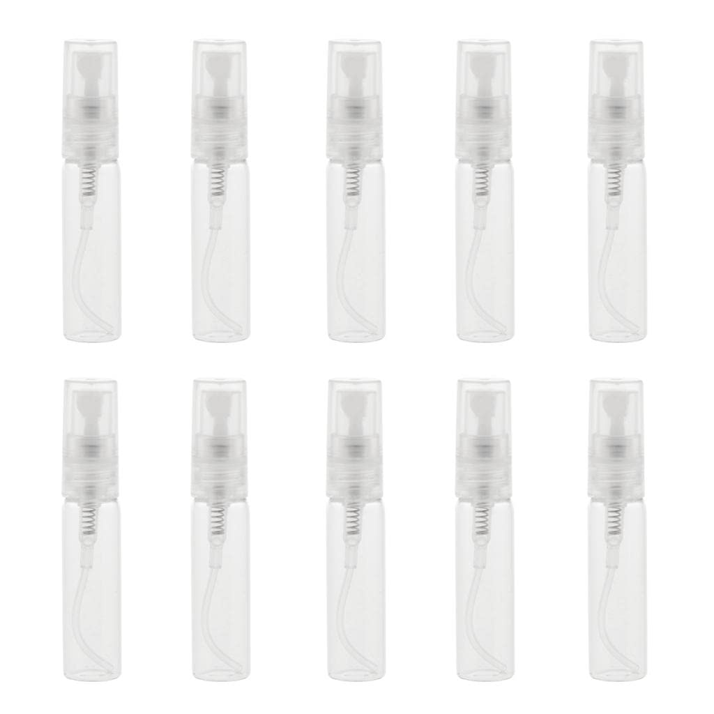 T.O.G. 10Pcs Glass Perfume Empty Bottle Atomizer Pump Sprayer Refillable Travel 5ml-image-37