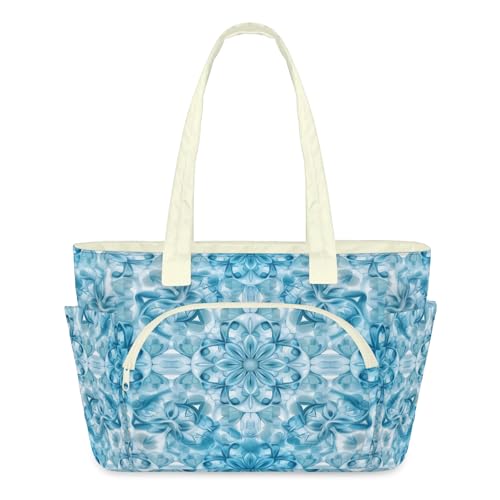 Sac à main léger matelassé Art Mandalas grand sac fourre-tout de qualité