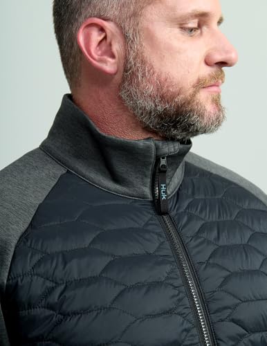 HUK Men's Scale Hybrid, DWR Performance Fishing Jacket4