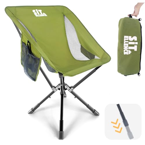 ADJ-S2 Portable Camping Chair - Adjustable Height...