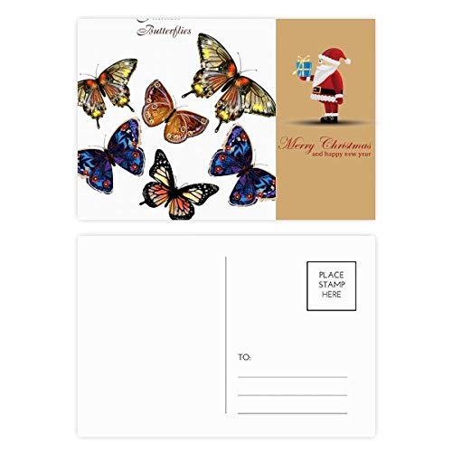 Cartes postales ailes de père Noël pour écrire vos mots doux au coin du feu à vos proches