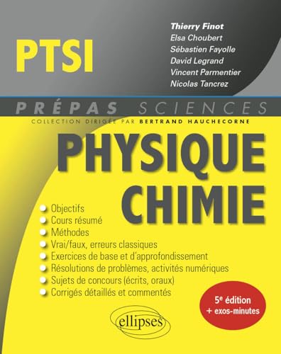 livre Physique-Chimie PTSI