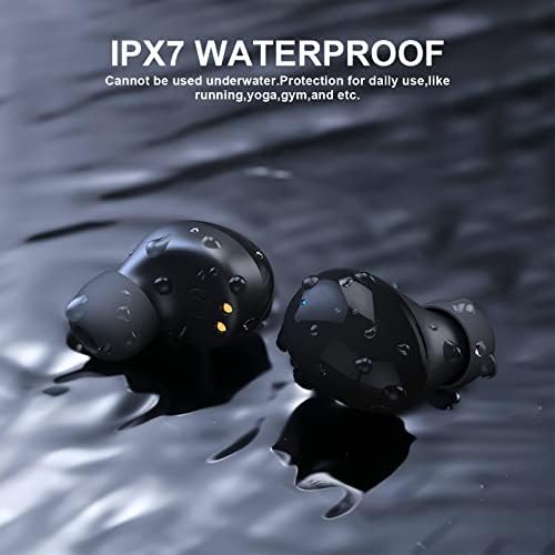 Bluetooth Wireless Headphones, Wireless earbuds, in-Ear Earphones, IPX7 Waterproof HiFi Stereo Bluetooth Earphones Earbuds, Built-in Mics with Charging Case