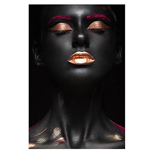 Oeuvre murale femme noire africaine pour rompre la monotonie