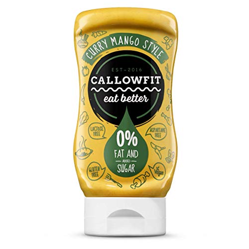 CALLOWFIT - Low Carb Sauce 0% Fat & Zucker - Diätsoße - CURRY MANGO STYLE 300ml Cover
