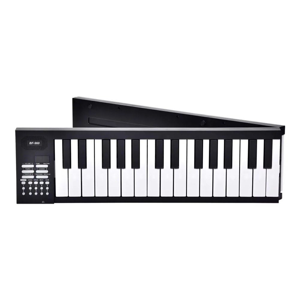 Pianoforte Con Tastiera Pieghevole a 61 Tasti Per Principianti - Pianoforte Elettronico Portatile Con Borsa Per Il Trasporto, Tastiera Pieghevole E Leggera Per Adulti, Viaggi E Apprendimento a Casa