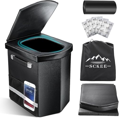 Upgraded XL Portable Toilet for Camping and Travel