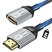 Nersligek HDMI Verlängerungskabel 2M, 8K HDMI Verlängerung Kabel Stecker auf Buchse Ultra Highspeed Ethernet UHD HDR ARC 3D Kompatibel mit TV Stick Roku Blu-Ray Xbox PS5 PS4 HDTV Laptop