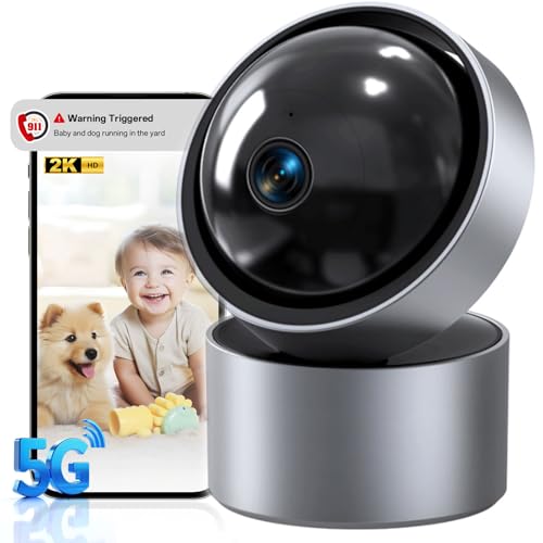 Noahcam 2K Indoor Camera, 5G&2.4G Home Cameras for Home Security,