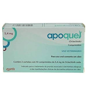 Kit 2 Apoquel 5,4mg 20 Comprimidos Zoetis - 15 41V+F zpZML. SS300