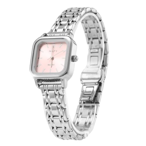 SALTY Analog Watches for Women & Girls, Silver Silver::Pink - Image 5