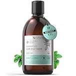 Vis Plantis Mint Shampoo for Oily Hair and Scalp with Zinc - Reduces Dandruff & Controls Sebum - 500ml Natural Shampoo for Greasy Hair and Roots - Silicone & Sulphate Free Itchy Scalp Treatment