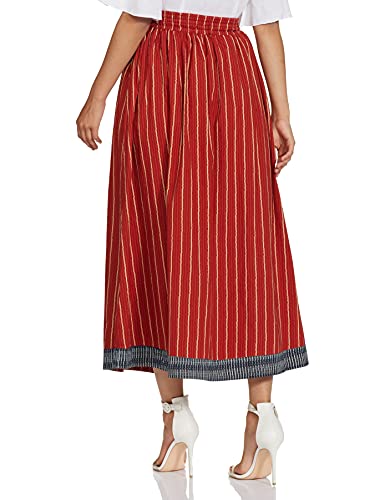 Image of Amazon Brand - Myx Cotton A-Line Skirt