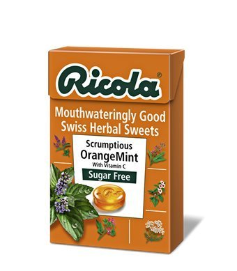 RICOLA CARAMELOS SIN AZUCAR NARANJA 50 G Cover