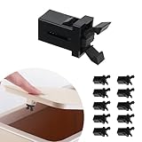 【Uso】 Este producto es un interruptor de bloqueo de puerta con bloqueo automático. Presione hacia abajo para apagar automáticamente, presione nuevamente para encender automáticamente. Es fácil de instalar, fácil de usar, liviano y hermoso, y no afecta el diseño de la canasta de la cubierta táctil.