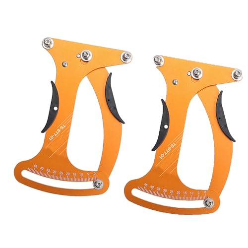 AOTROY Bike Spoke Tension Meter,Aluminum Alloy Wheel Repair Tool Road Bike Indicator Meter Tensiometer Adjustment Accurate Tool 2 Pcs