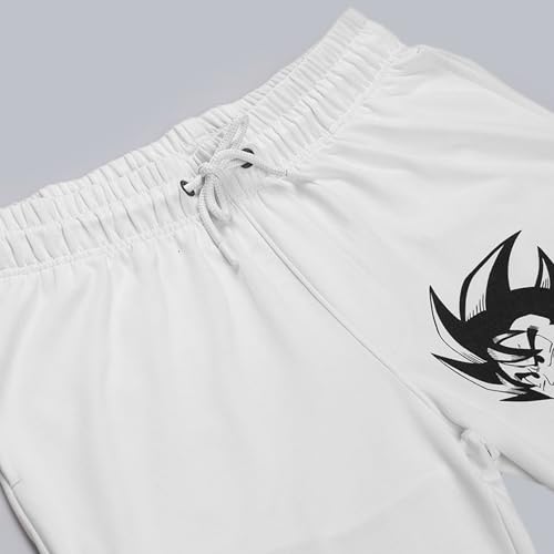 Image of Free Authority Official Dragon Ball Z Goku Printed Regular Fit Shorts for Young Men