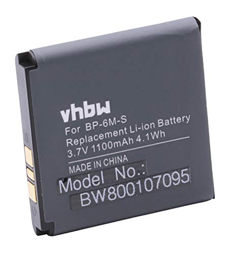 vhbw batería Compatible con Mobiado Lucido, Luminoso, Stealth móvil, Smartphone (1100 mAh, 3,7 V, Li-Ion)