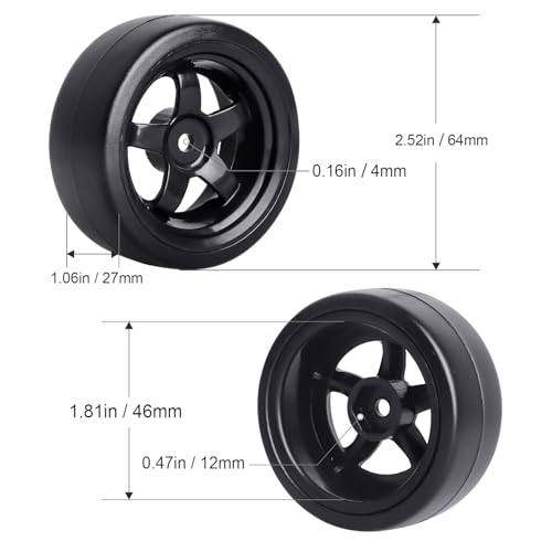 Hobbypark Hard Plastic RC Drift Tires