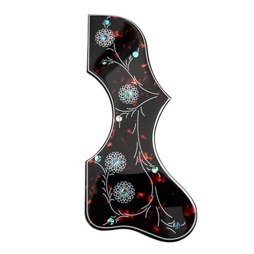 Golpeador de guitarra acústica, para Gibson J-200 SJ-200, placa de arañazos de 2 mm de grosor, protector de púa de guitarra autoadhesivo, ajuste universal para guitarra acústica de 41 a 42 pulgadas