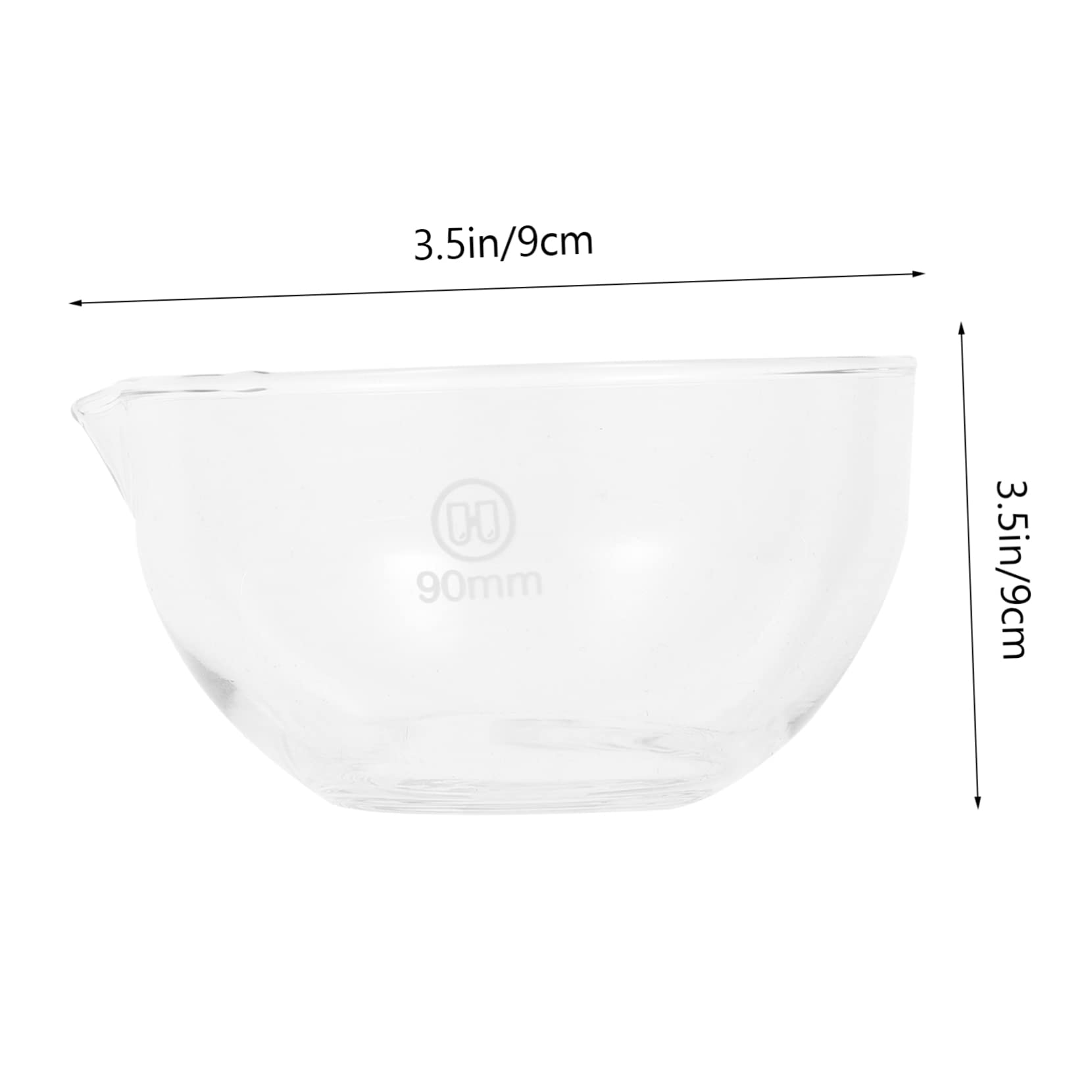 NAMOARLY Evaporating Dish Labs Dish Round Evaporating Container Evaporation Dish Ks3 Evaporating Supplies Round Evaporating Bowl Evaporating Prep Bowl Clear Petri Dishes with Lids Glass