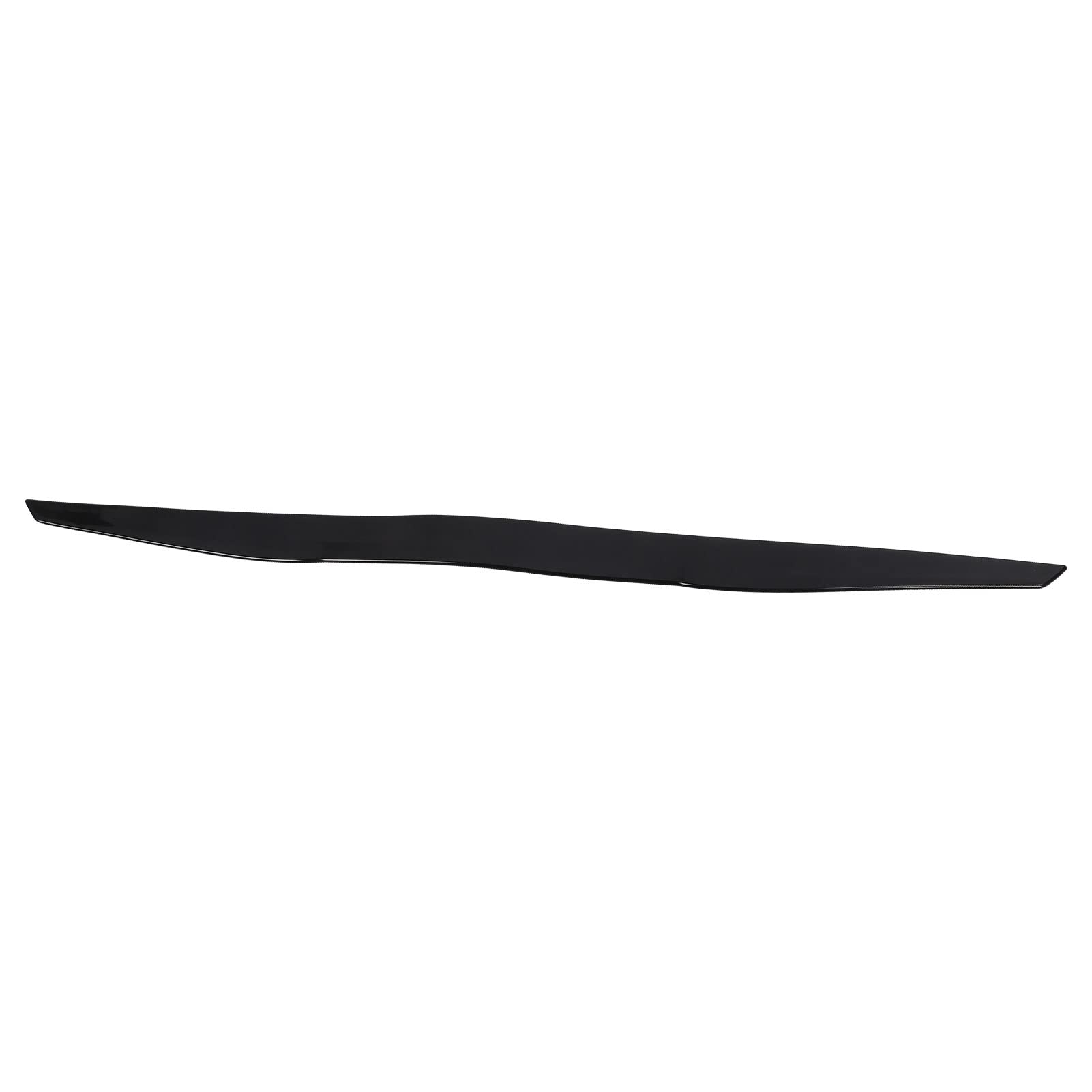 Asixxsix Becquet de Coffre arrière, becquet de Coffre en Caoutchouc de 99 cm, becquet de Coffre de Voiture Universel, Couvercle de becquet de Coffre arrière (Noir Brillant)