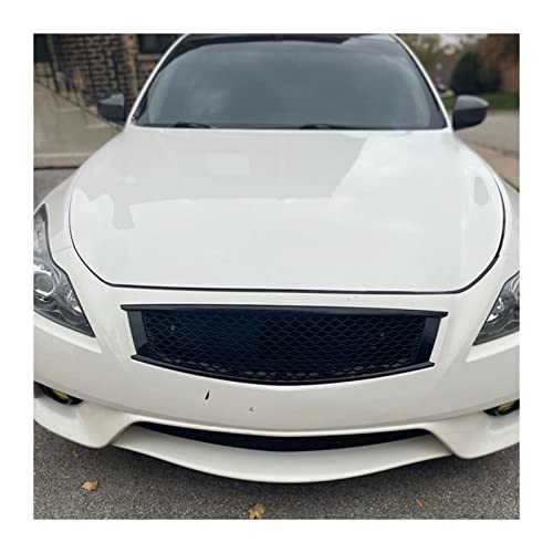 Rejilla de parachoques delantero para Infiniti G37 de 2 puertas (2008-2013) en negro brillante 4