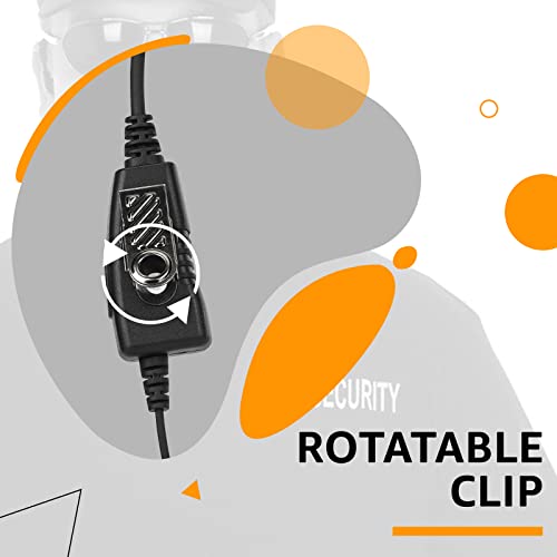 Retevis Walkie Talkie Auricolare con Microfono