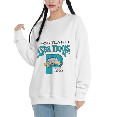 Portland Sea Dogs Sweatshirt Unisex Crew Neck Sweatshirt Casual2