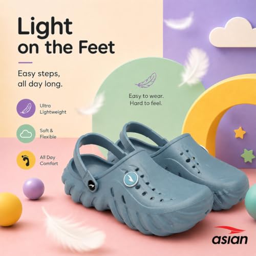 Image of ASIAN Kid's Casual Walking Daily Used Clogs & Slipper with Lightweight Design Clogs & Slippers for Boy's & Girl's
