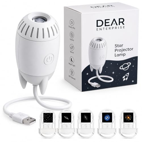 Generic Dear Enterprise Star Projector Lamp for Kids, White - Image 3
